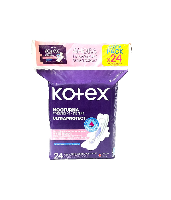 TOALLAS KOTEX NORMAL BOLSA X 24 UNDS